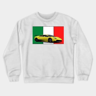 Murcielago SV Italian Print Crewneck Sweatshirt